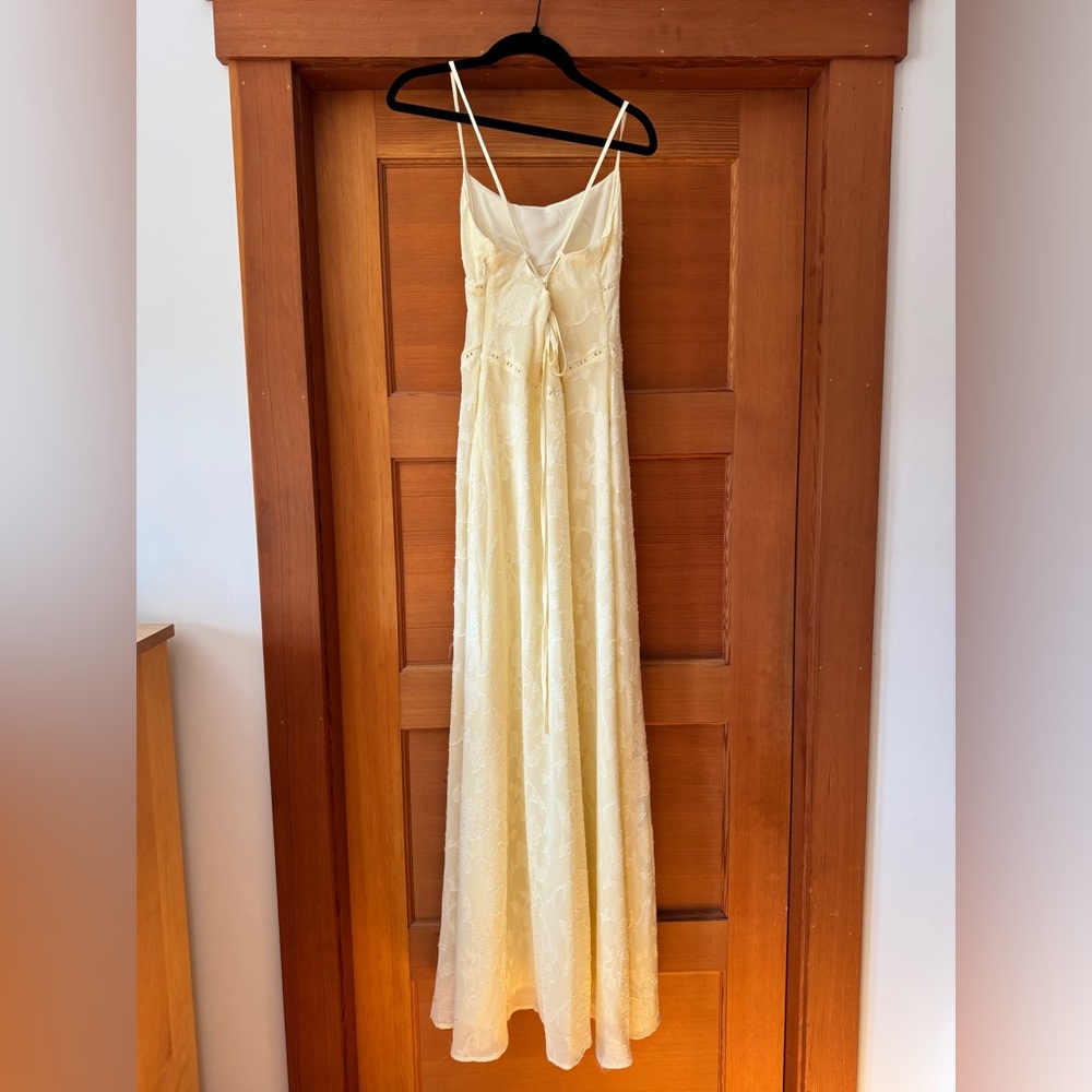 Princess Polly South of France Maxi Dress Yellow, EUC, 2 - Picture 6 of 9